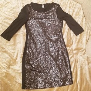 NWT Old Navy gray sparkly dress